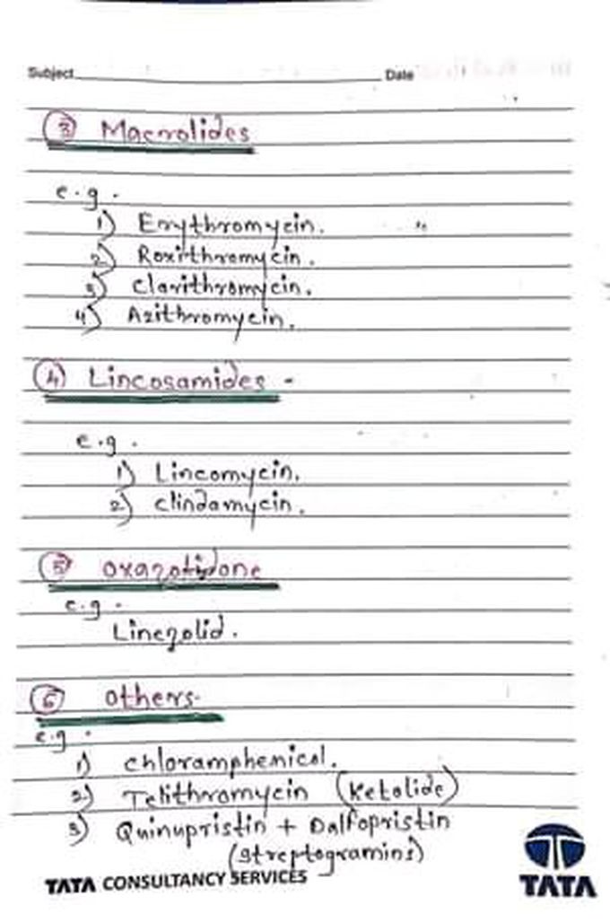 Pharmaceutical microbiology Antibiotics 8