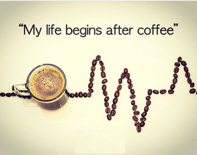 COFFEE ☕️ IS MY LIFE 
REMEMBER A VERY LARGE DOSE OF CAFFEINE (>10G/DAY) CAN RESULT IN ARRHYTHMIAS 🤔 
HAVE MODERATION AND ENJOY 😉