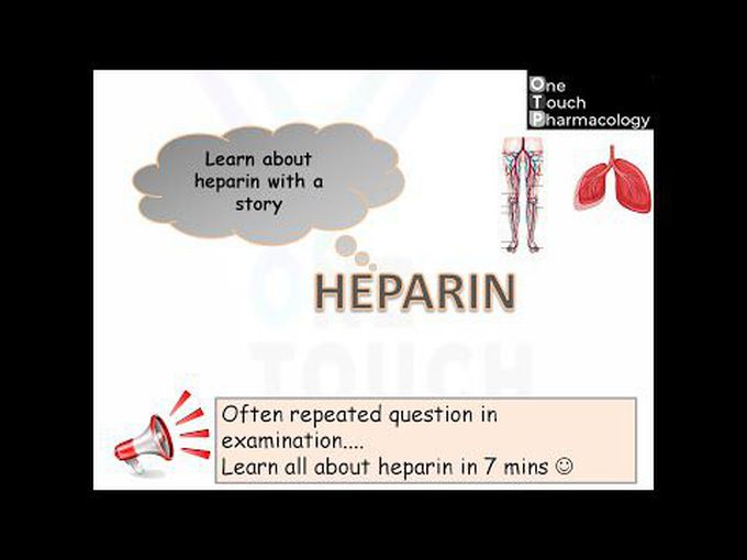 Overview of Heparin - Drug for pulmonary embolism