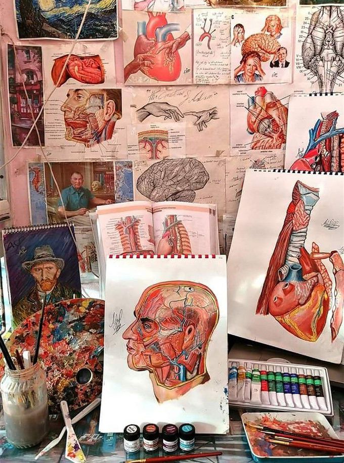 Medcine with art 🎨