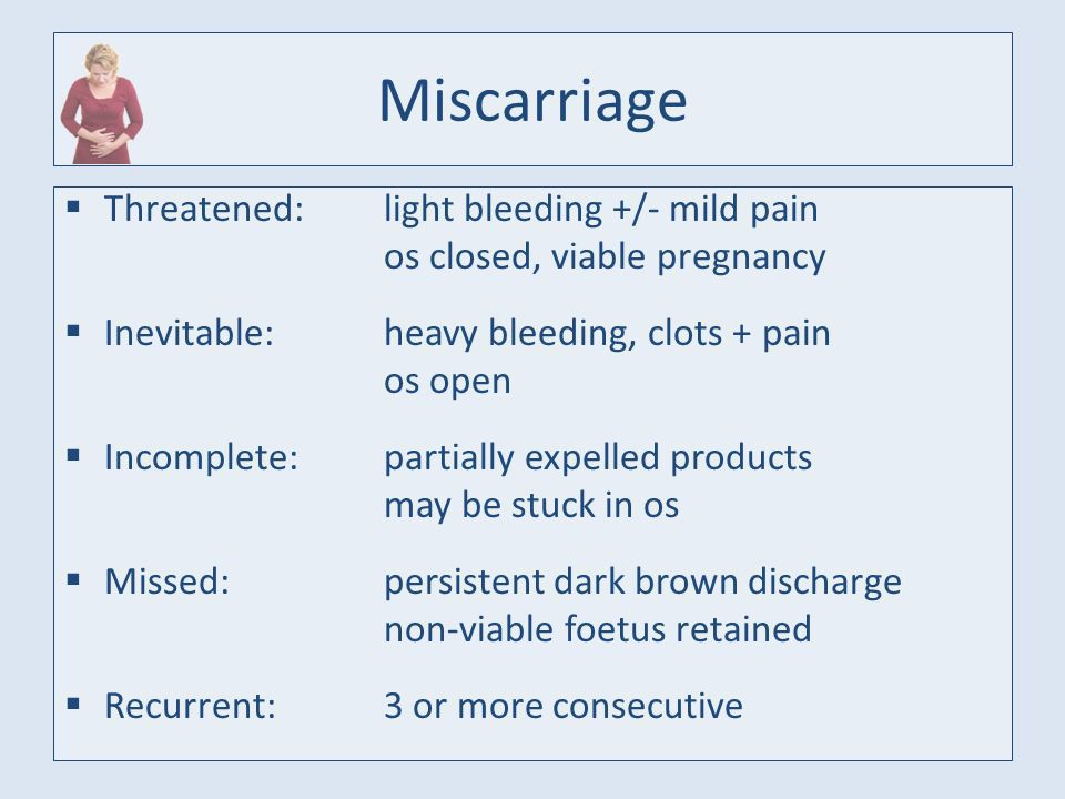 Types Of Miscarriage - MEDizzy