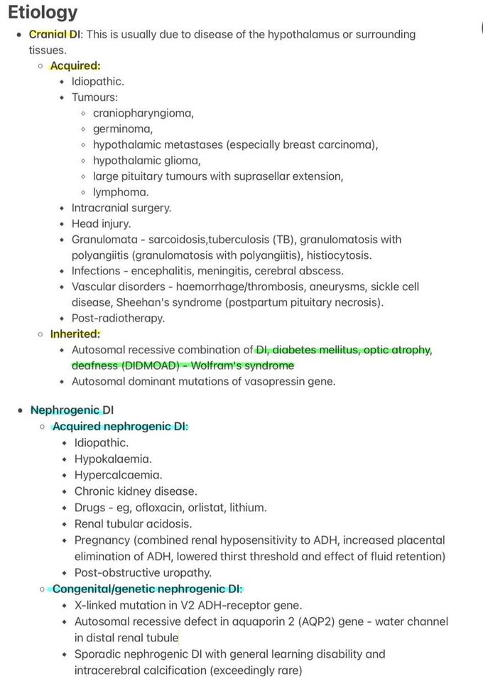 Diabetes Insipidus IV