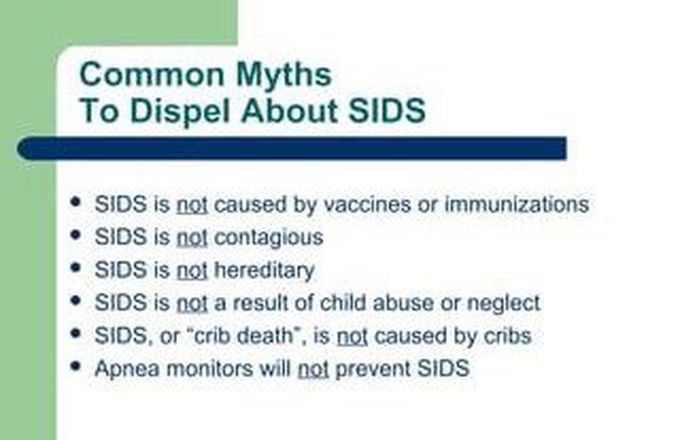 SIDS- Common Myths