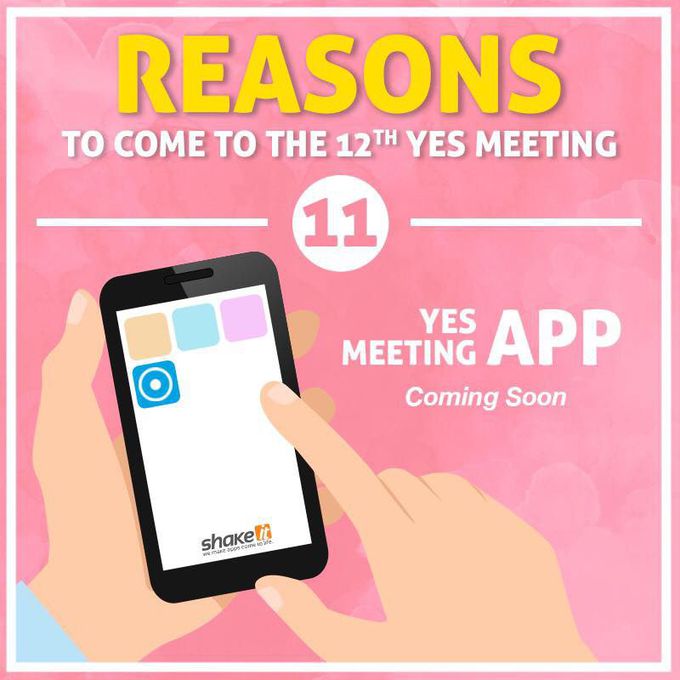 REASONS TO ATTEND THE 12TH YES MEETING