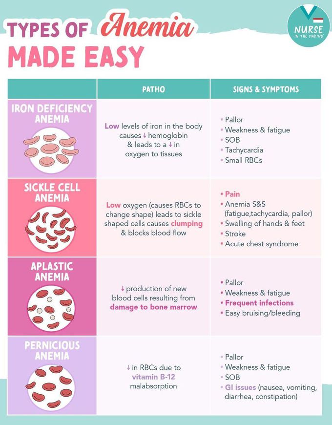 Types of Anemia