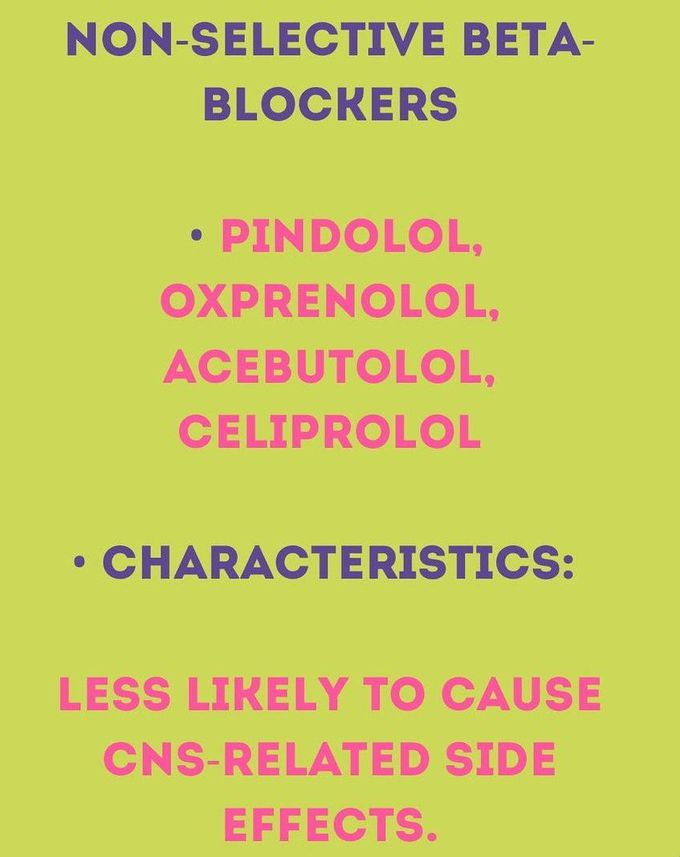 Beta Blockers VII