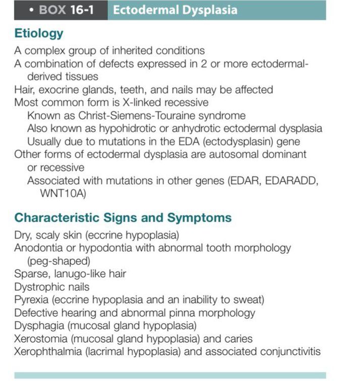 Ectodermal dysplasia