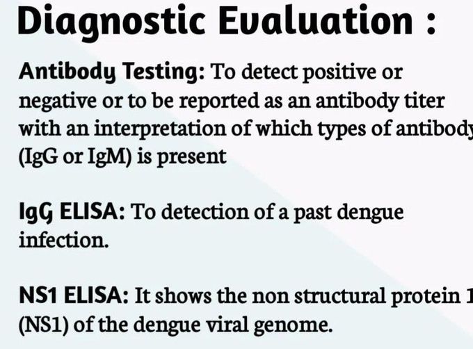 Dengue Fever- Diagnosis