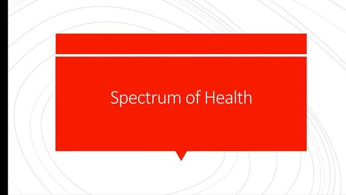 Spectrum of health