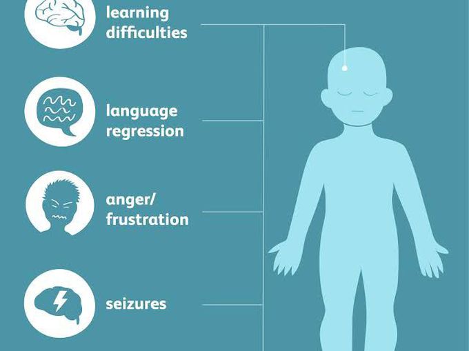 These are the symptoms of Landau kleffner syndrome