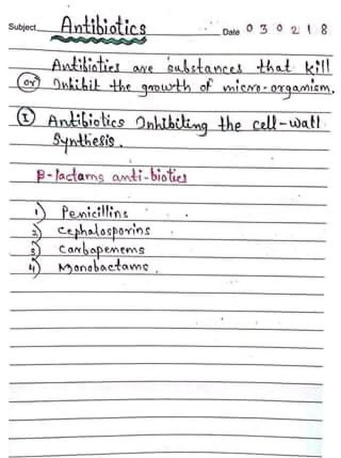 Phermaceatical microbiology Antibiotics 1