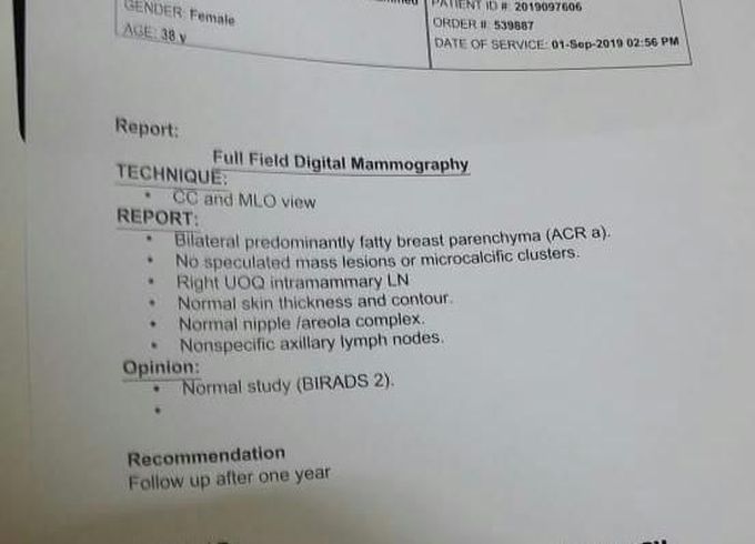 Nipple discharge
