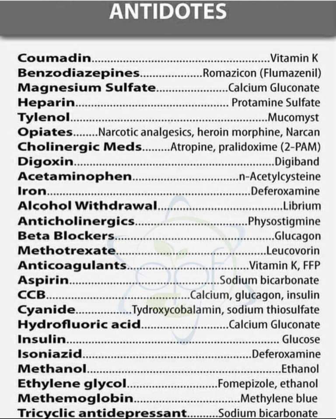 Antidotes