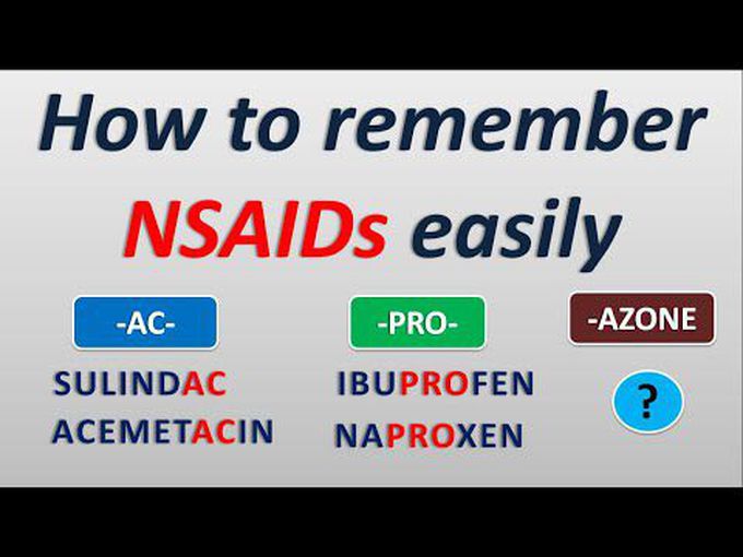 NSAIDs Mnemonics