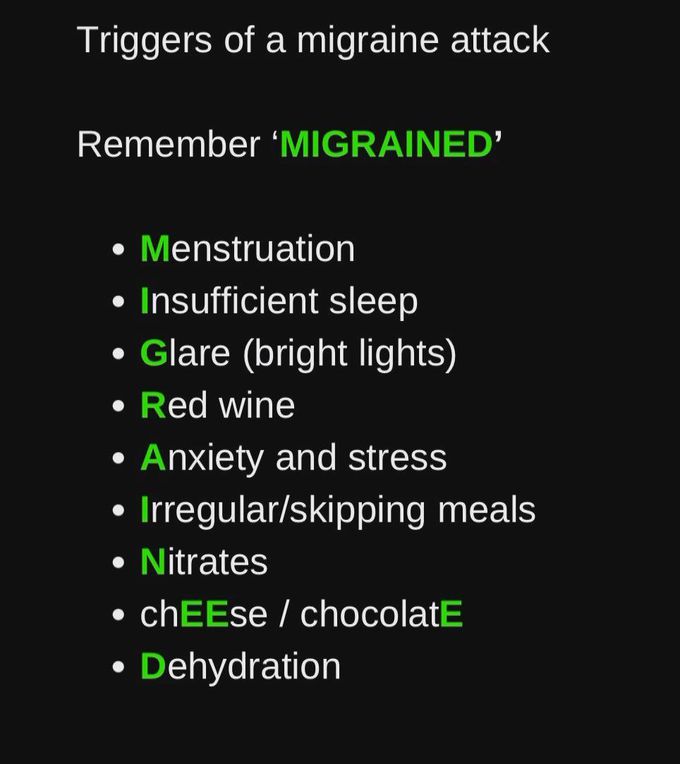 Migraine Triggers