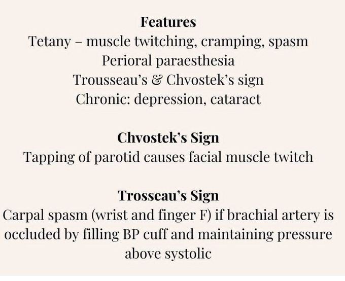 Hypocalcemia II