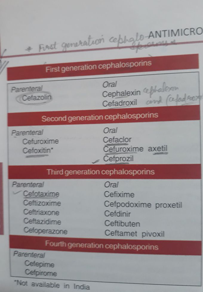 Cephalosporins,