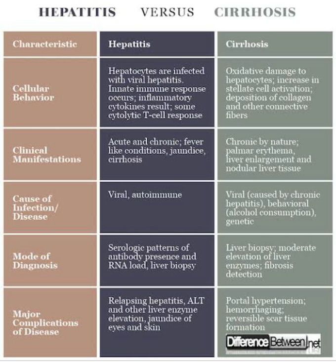 Hepatitis VS Cirrhosis MEDizzy