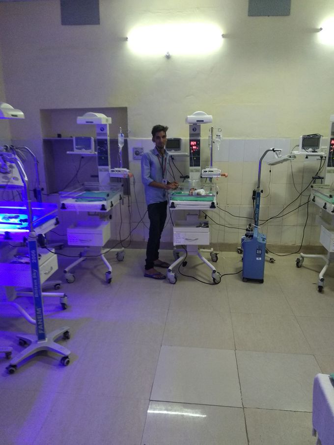 In pediatrics  ward