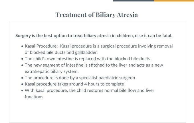 Treatment of Biliary atresia