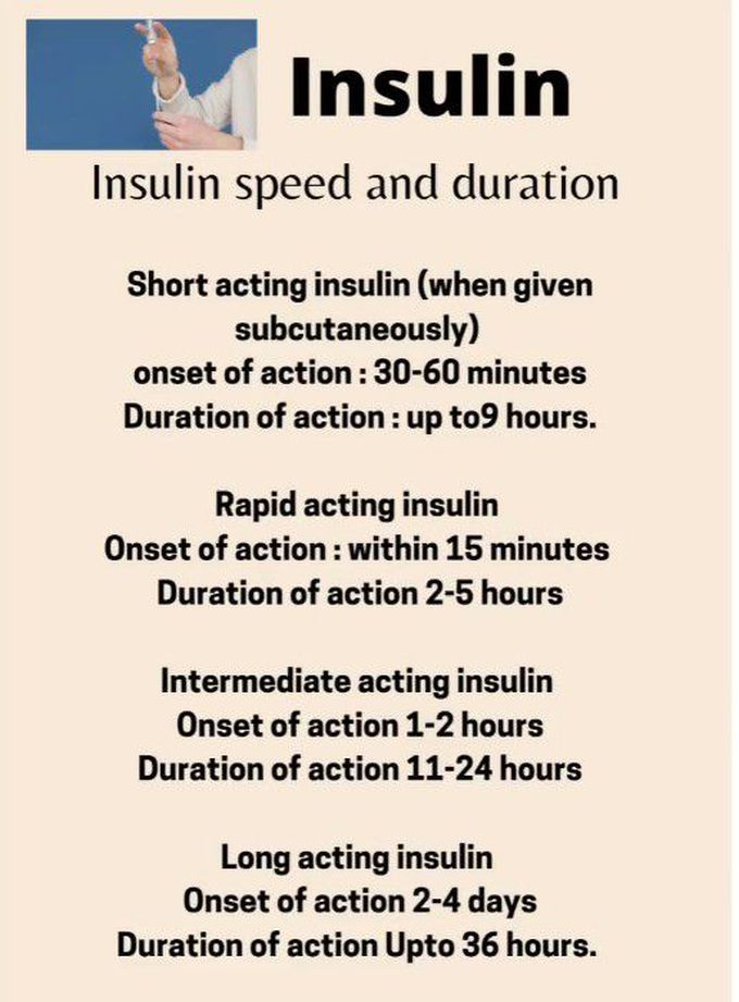 Insulin pharmacology