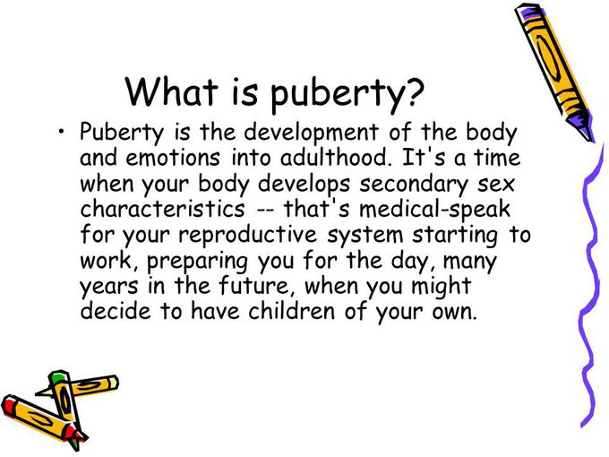 What is puberty?