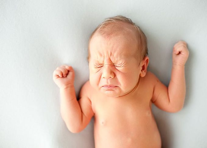 Babies sneeze a lot. 