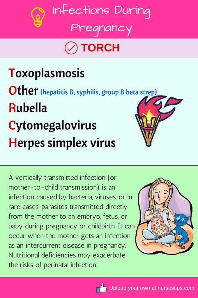 Infection during pregnancy