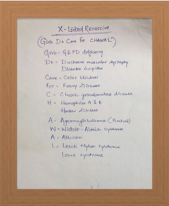 #genetics#x-linked recessive disorders