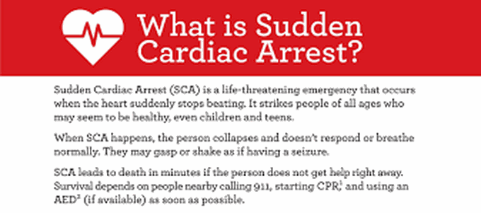 Sudden cardiac arrest (SCA)