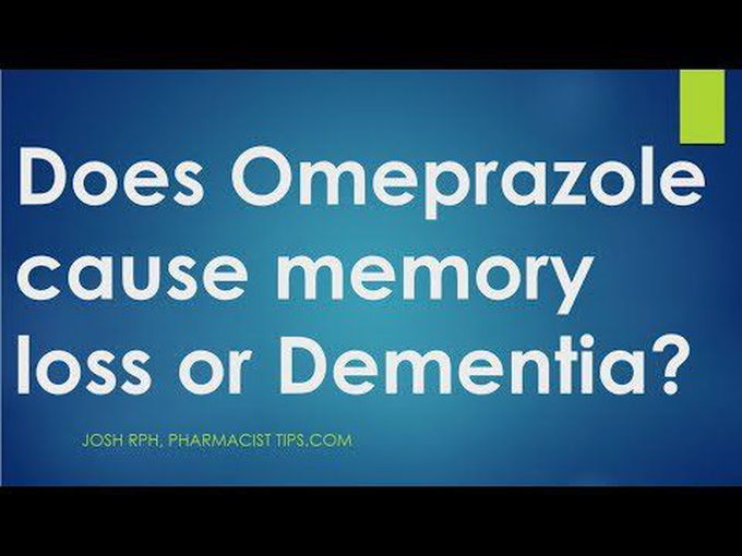Does omeprazole cause dementia or memory loss