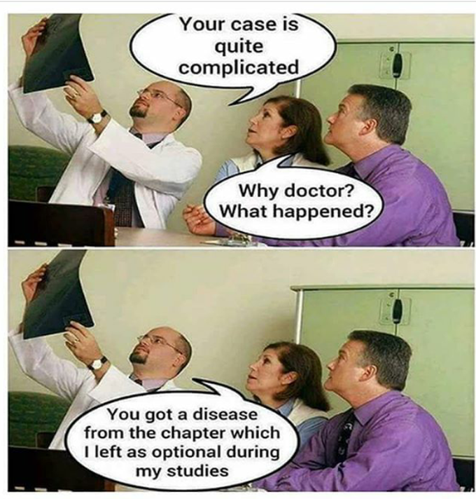 Complicated disease 😁