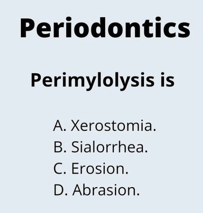 Perimylolysis