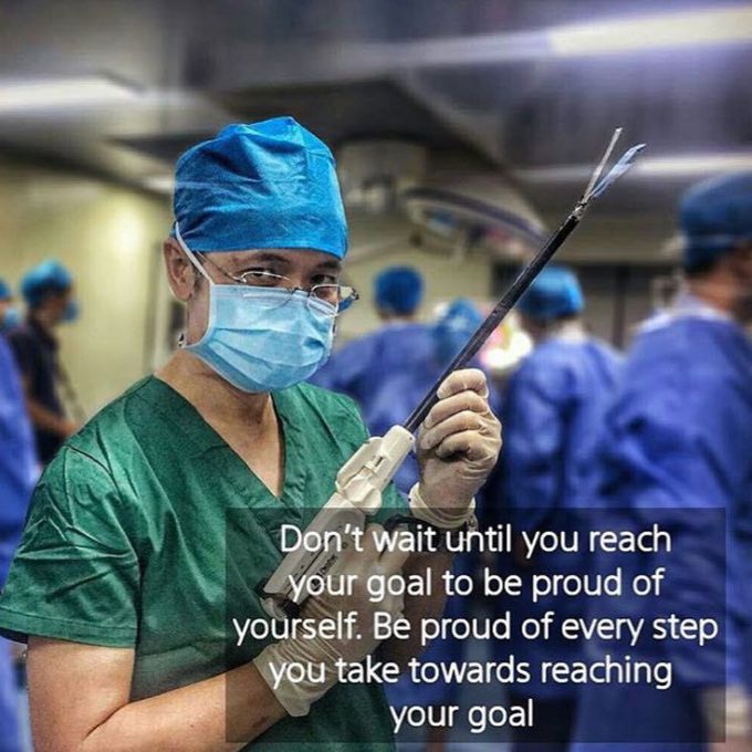 Be proud of every step you take towards reaching your goal 😇