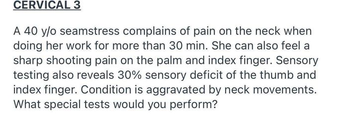 Manual muscle testing