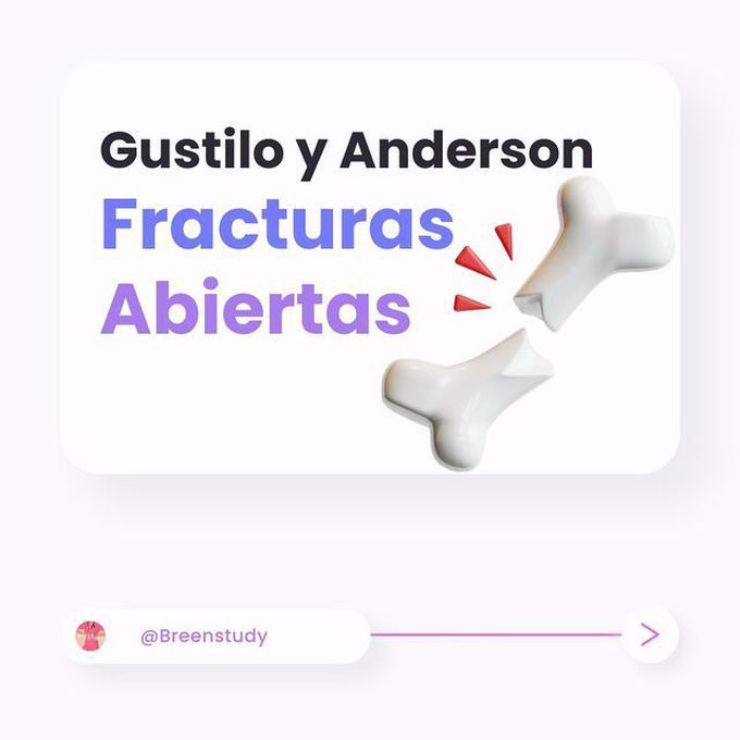 Clasificación Gustilo y Anderson