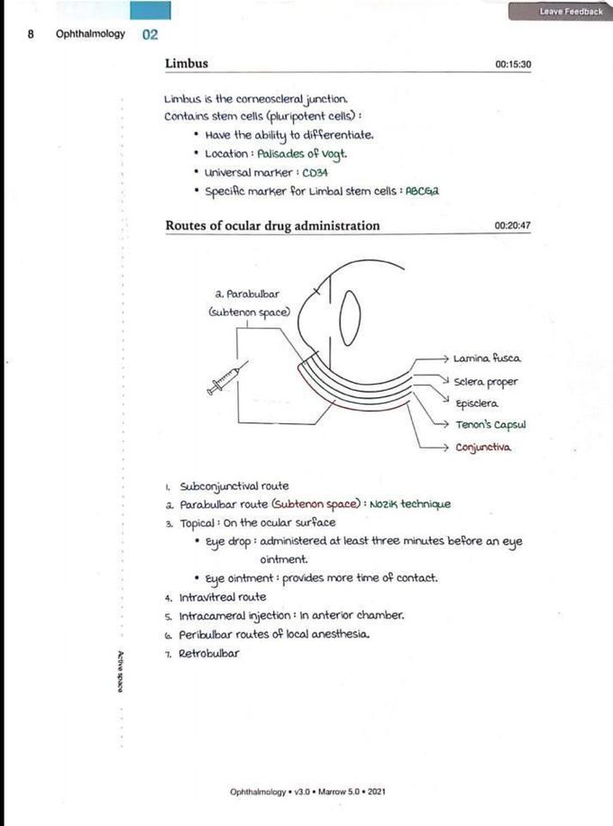 Opthal notes