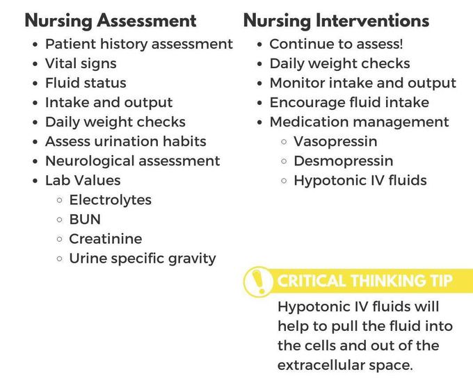 Diabetes Insipidus -Nursing Assessment