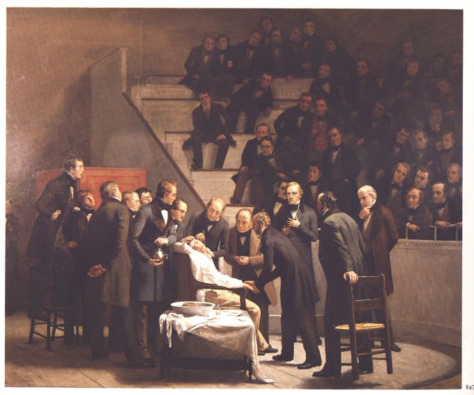 October 1846, first public demonstration of surgical anesthesia