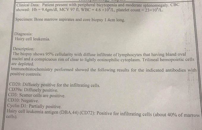 What u know about prognosis and treatment in this case