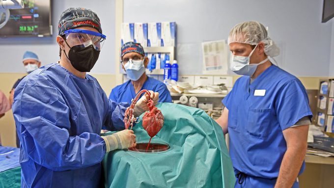 First Ever Pig to Human Heart Transplantation