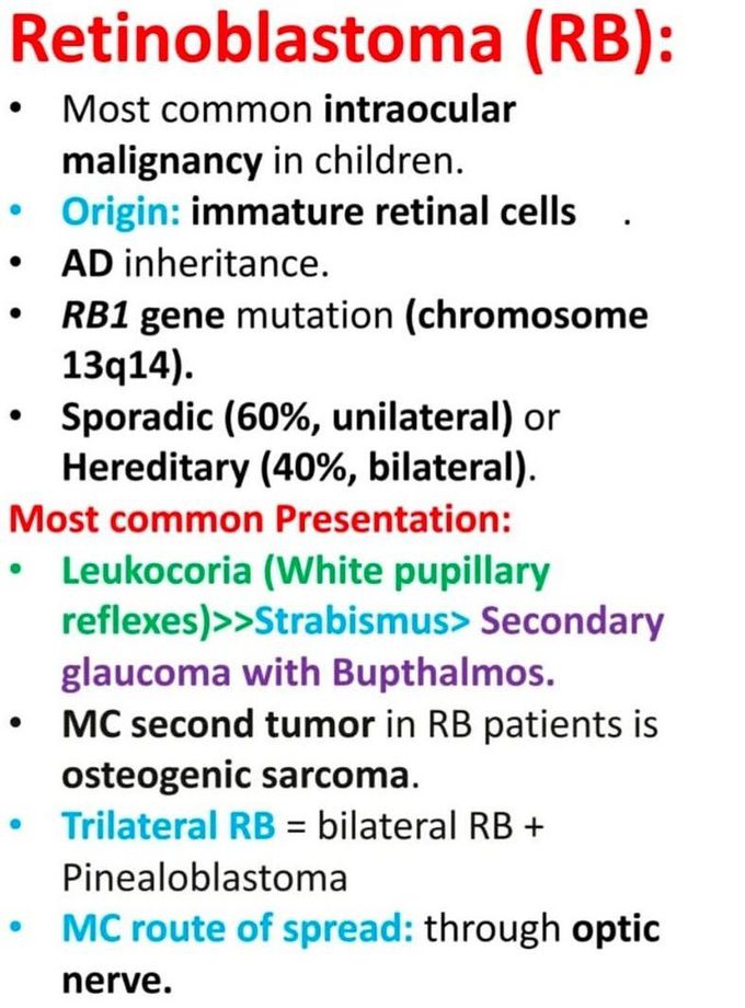 Retinoblastoma I