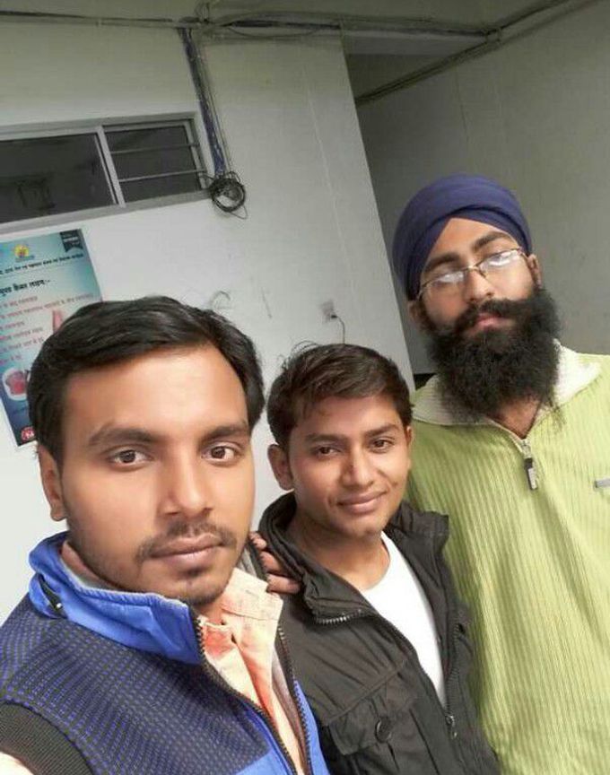 Myself Dr A.P.S. Chhabra with Dr Peeyush Tiwari and Dr Mritunjay Dwiwedi at HU