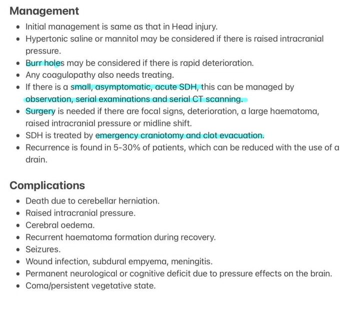 Subdural Hematoma IV