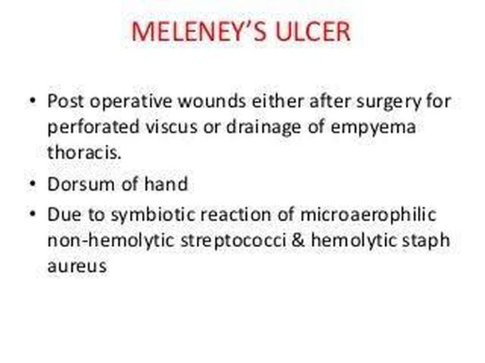 Meleney's Ulcer