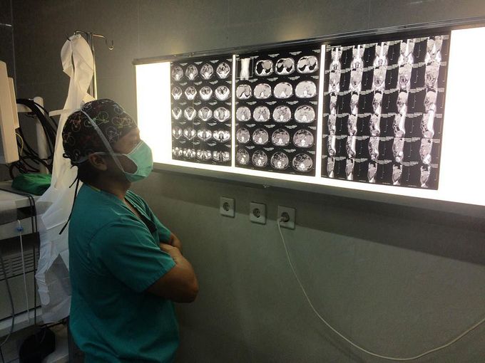 CT reviewing before procedure