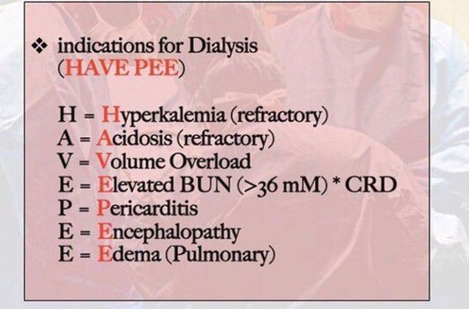 Renal dialysis