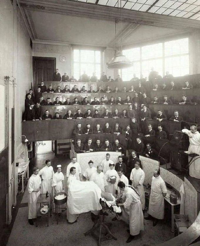 Surgical intervention back in 1910