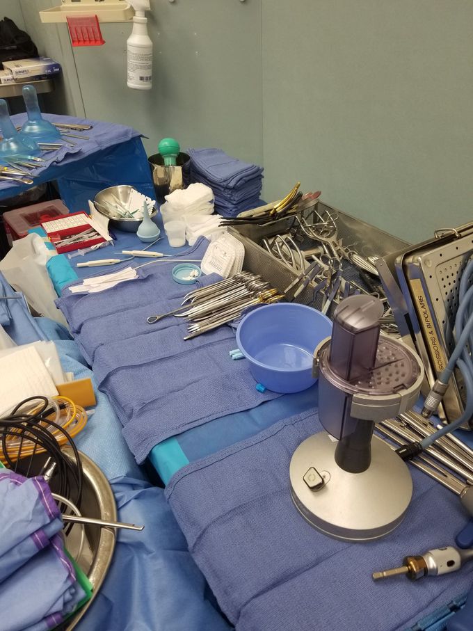 Today's back surgery