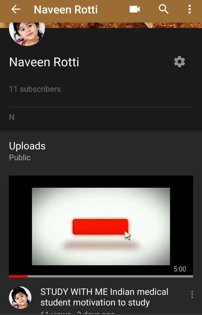 Check out my YouTube channel newly started "NAVEEN ROTTI"